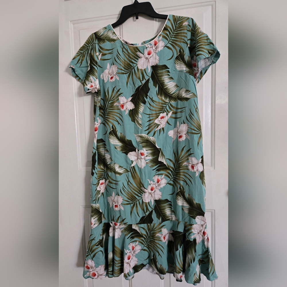 Royal Hawaiian Creations Womens Floral  Dress XL